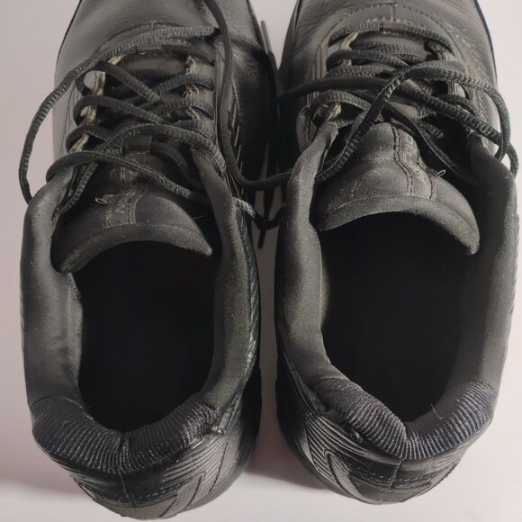 Men\'s 13 2E  W Wide Brooks Addiction Walker 2 1103182E072 Black Leather Shoes main image 8